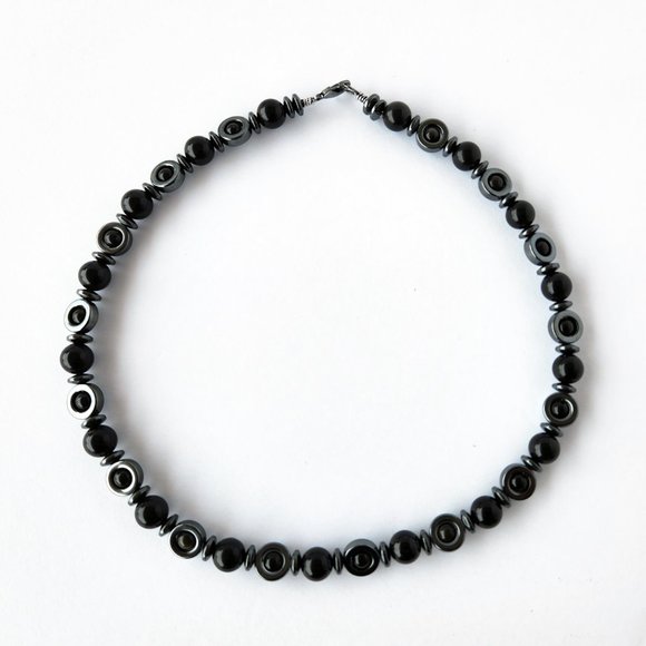 Black Onyx Icarus 1C Necklace by Heart and Stone Co - Picture 2 of 3